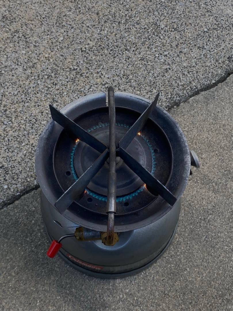 Coleman コールマン モデル533／ヒーターアタッチメント／純正ケース付