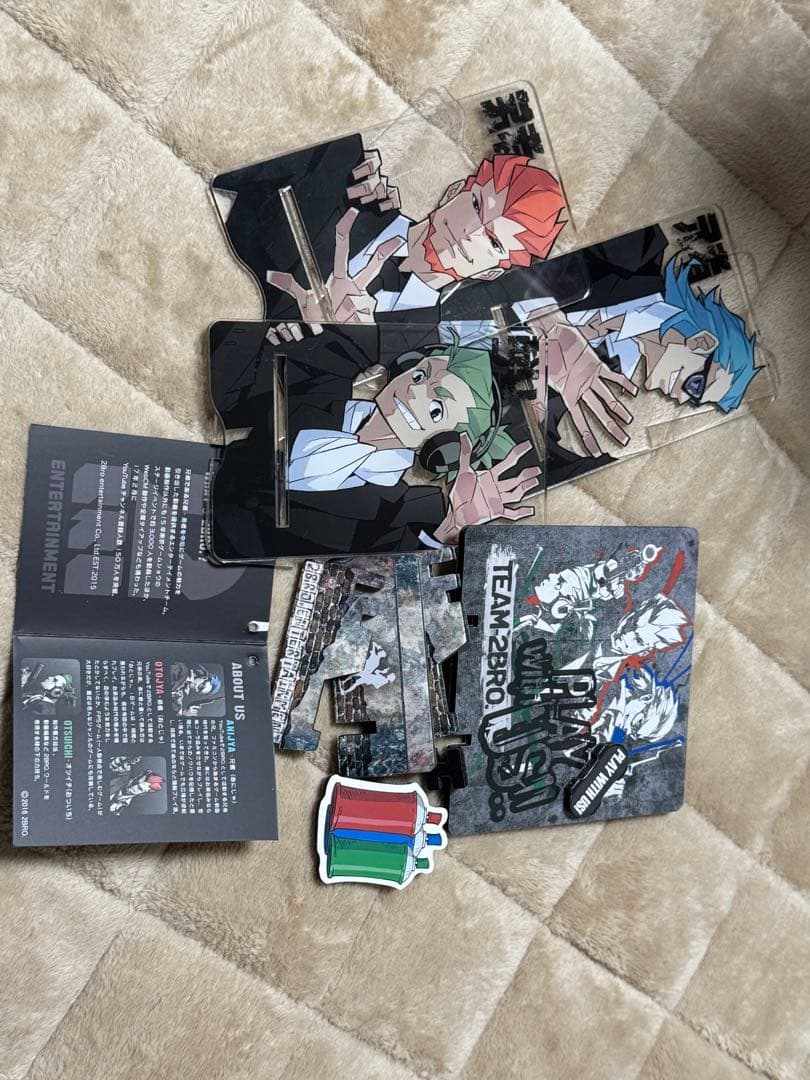 2bro. クリアファイル ステッカー スマホスタンド