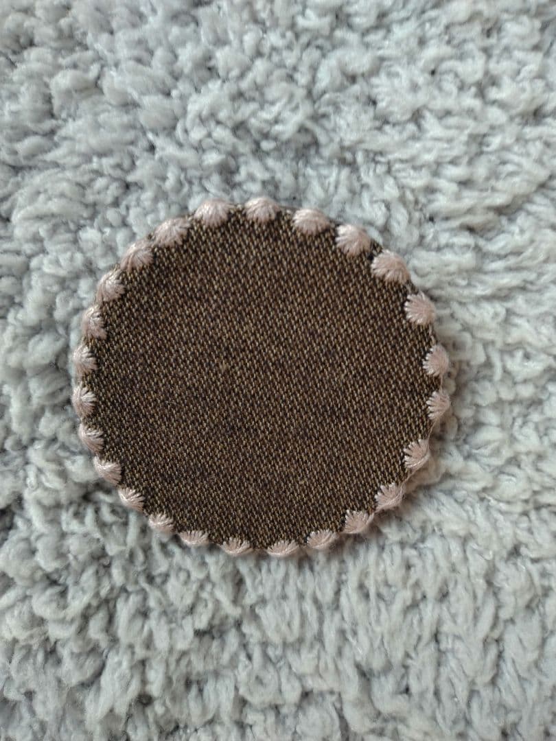 ミナペルホネン jardinトーストバッグ　バッジ　タンバリン トリチャーム