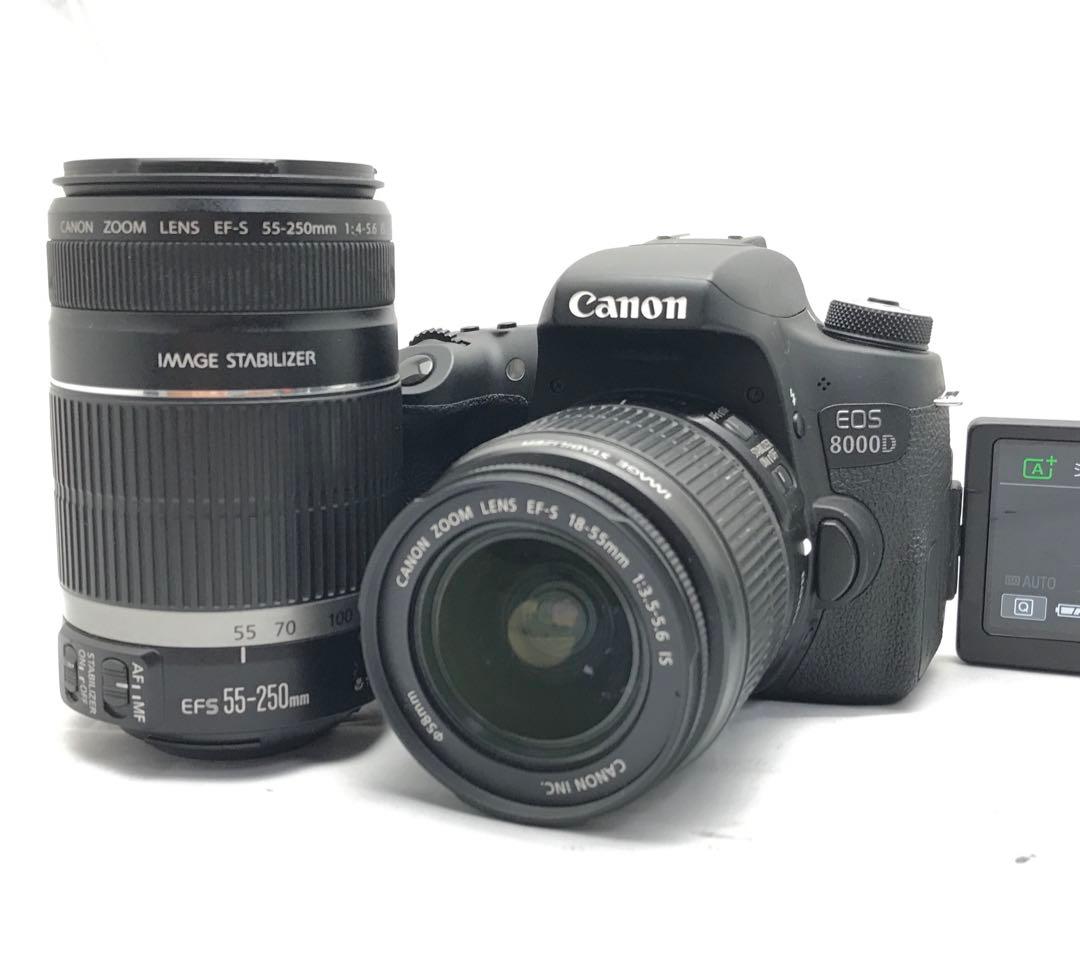 Canon EOS 8000D Wレンズキット♪スマホとつながる♪