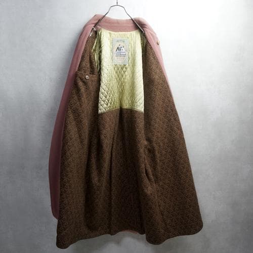 80s ウールコート 肉厚 ライナー イタリア製 ヴィンテージ