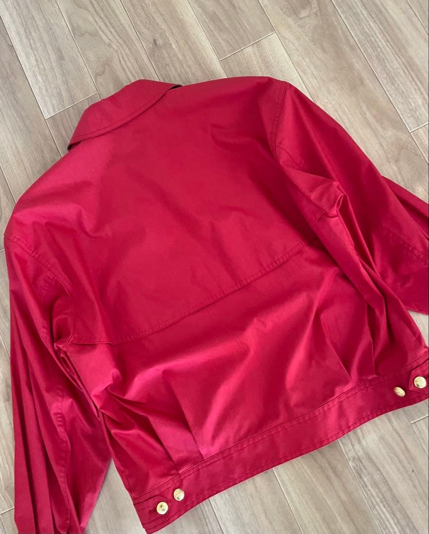 貴重✨ バーバリーズ　ジャンバー　ノバチェック　ジャケット　スイングトップ 赤