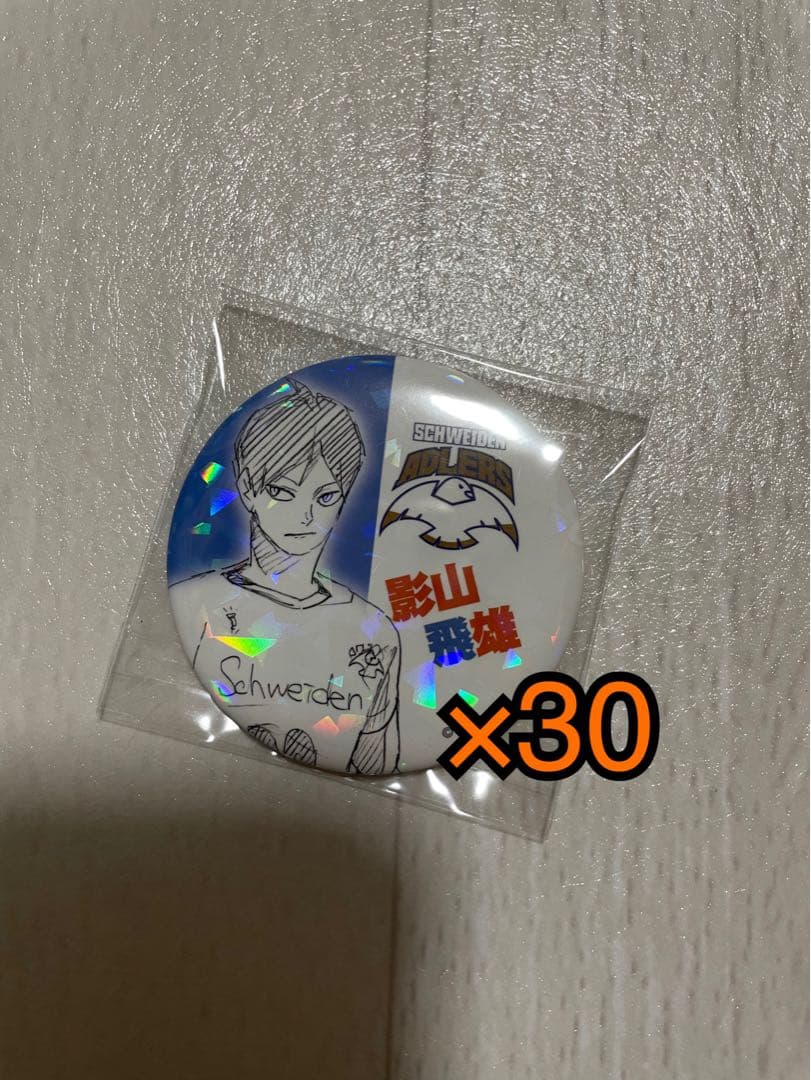 影山飛雄 オールスター缶バッジ 30点