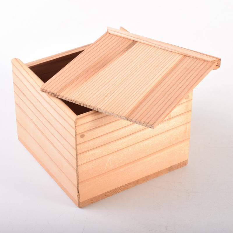 伊万里焼　染付　角福柿右衛門様式　松竹梅文　猪口　時代箱付　C　6969