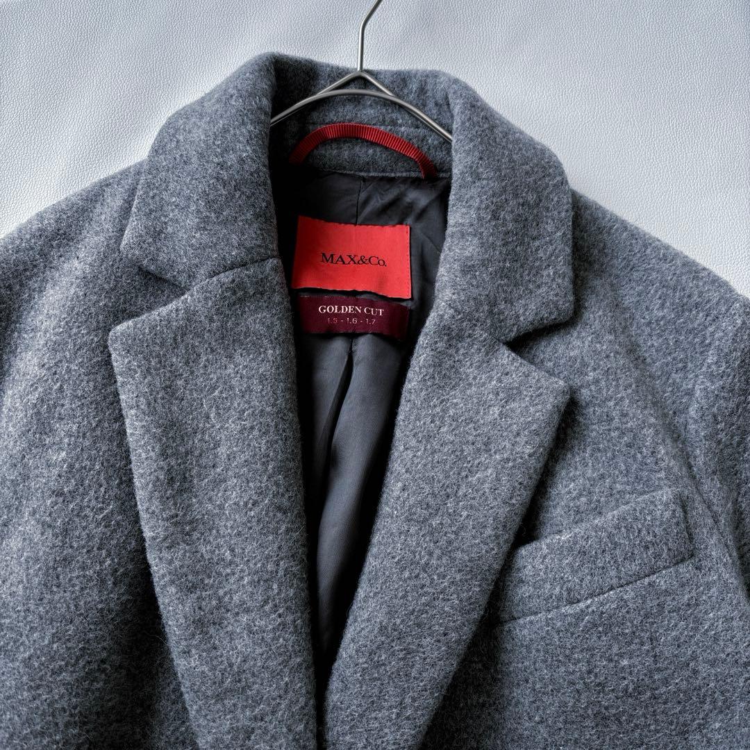 現行タグ MAX&Co マックスアンドコー チェスターコート アルパカ ロング