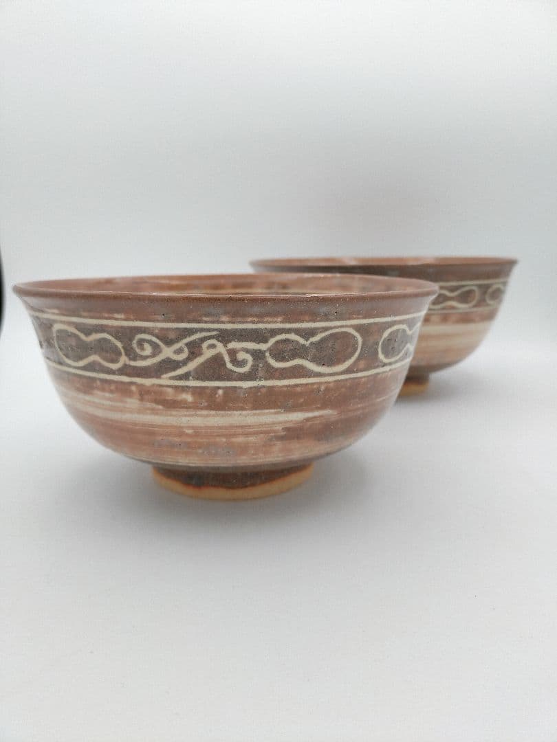 a820 萩焼 瓢唐草 福寿重鉢 堀之内宗完箱書 田原陶兵衛 木箱 菓子器　茶道