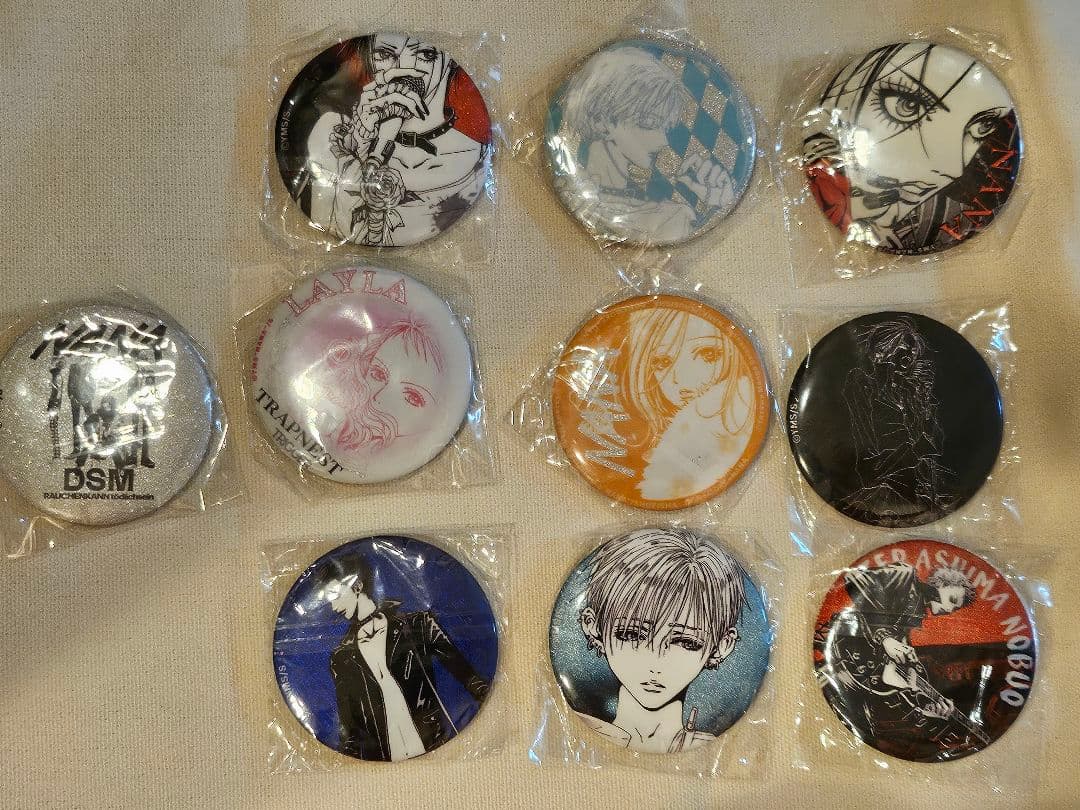 NANA DSM公式特典 大缶バッジ 10個セット