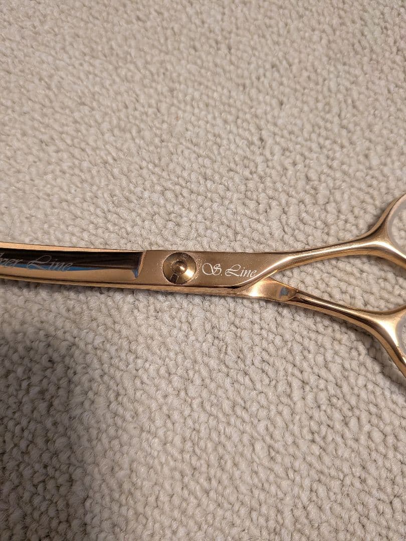 犬用トリミングハサミ ゴールド 6インチ