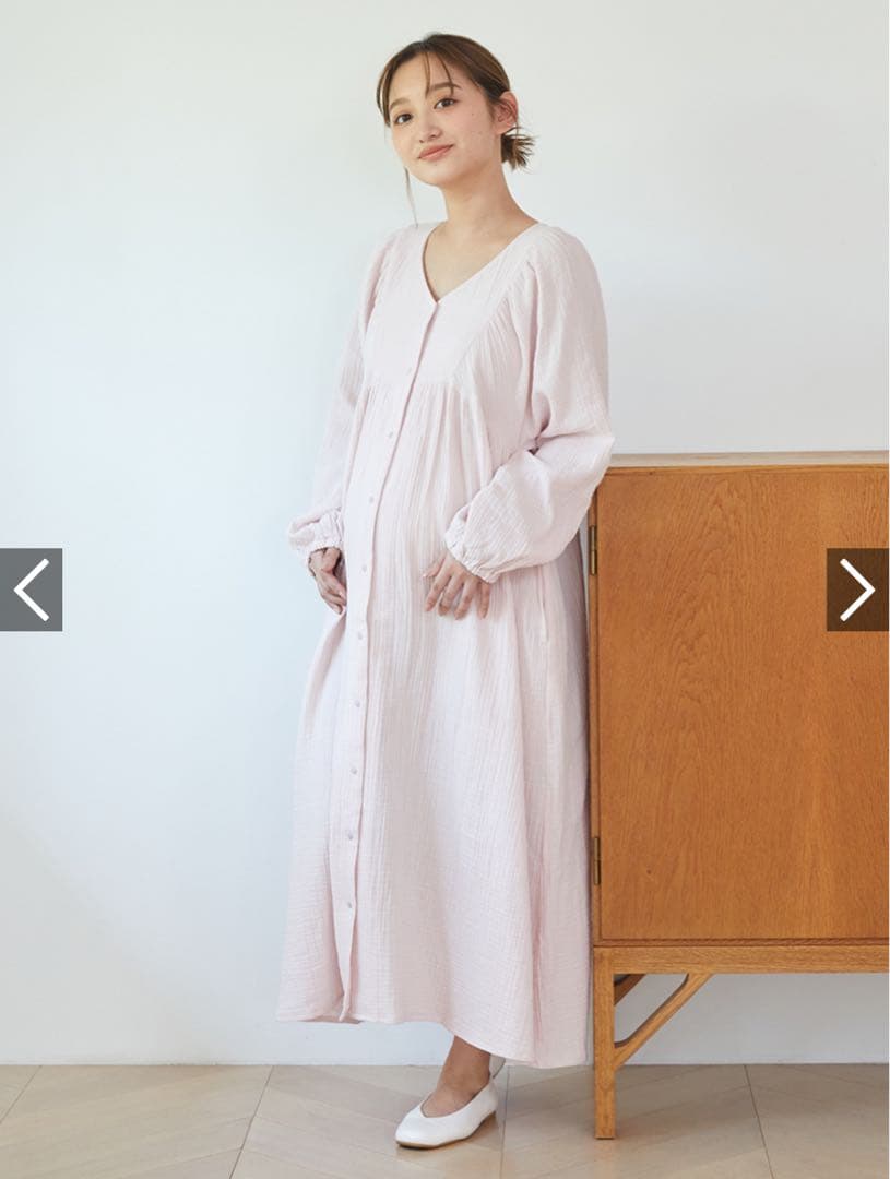 【新品】ジェラートピケ　マタニティ　パジャマ　ワンピース