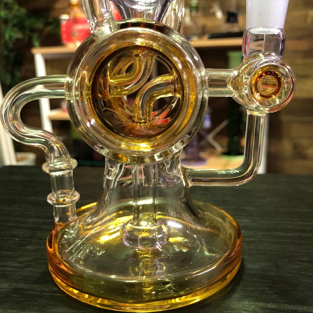 ☆送料無料☆ 高性能 リサイクラー ガラスボング 高さ約26cm 水パイプ