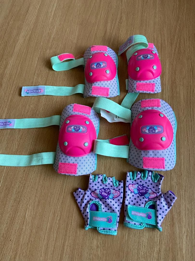 STRIDER ストライダー ピンク肘・膝パッド・手袋セット