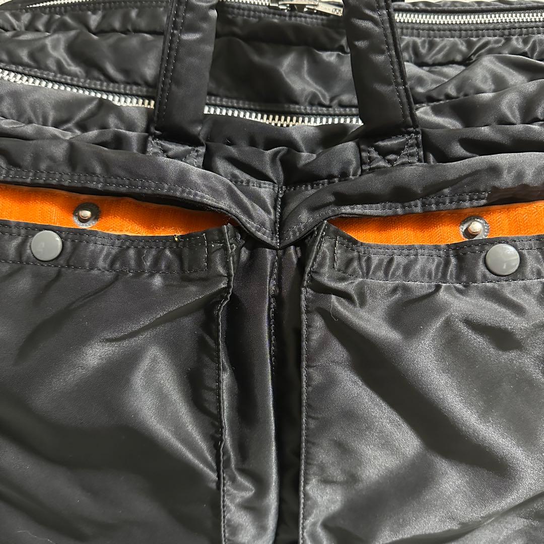 美品✨ 2way　2層　A4◎　大容量　タンカー　ポーター　ショルダーバッグ　黒