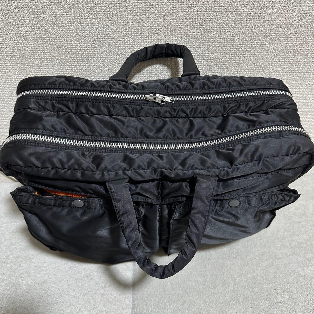 美品✨ 2way　2層　A4◎　大容量　タンカー　ポーター　ショルダーバッグ　黒