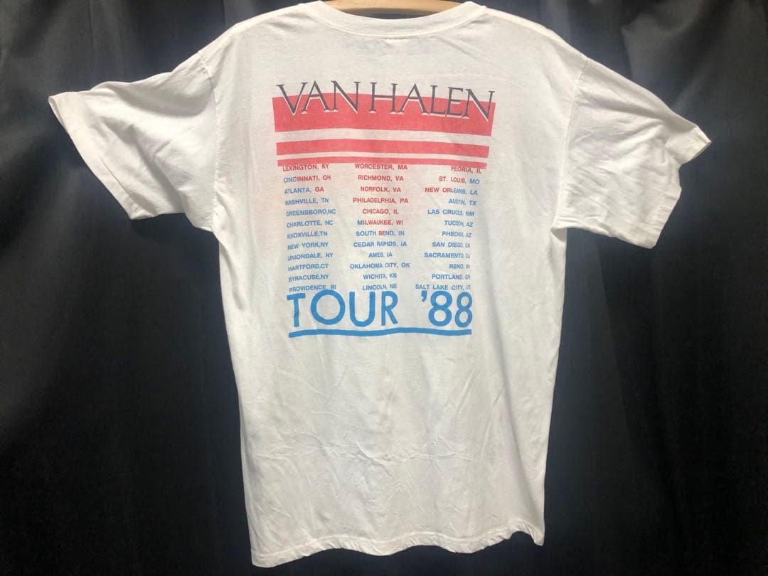 Van Halen ヴァン・ヘイレン Tシャツ　1988全米ツアー　80s