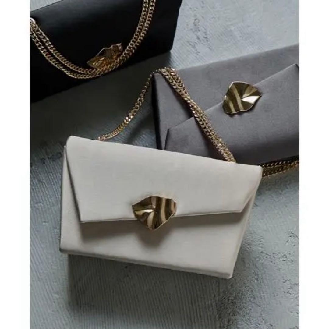 ブラスカットフラップバッグ 結婚式 二次会 お呼ばれ フォーマル オケージョン