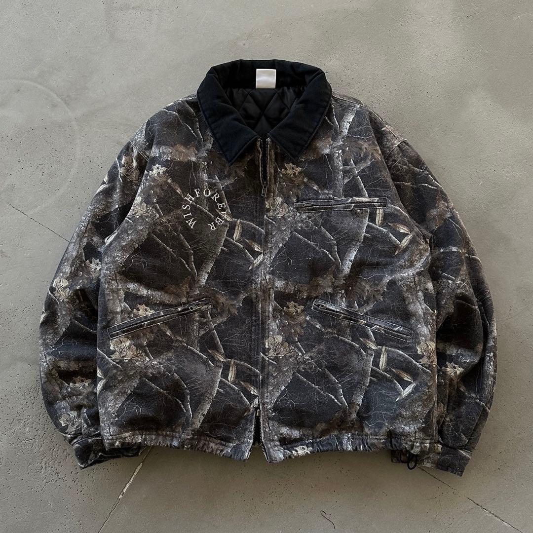 WISH FOR EVER ドローコードビンテージライクショートダックジャケット