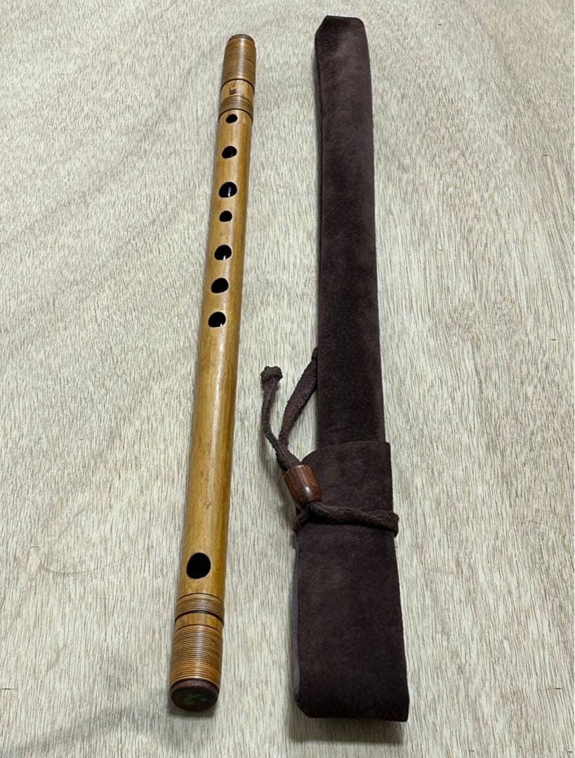 篠笛美品　蘭照（蘭情）管　唄物　六本調子