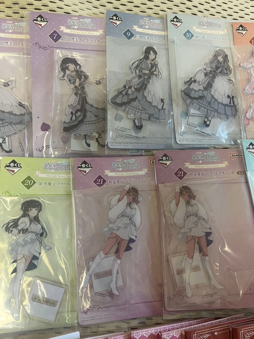 一番くじ アイドルマスター アクリルスタンド 20点　案内状　14点