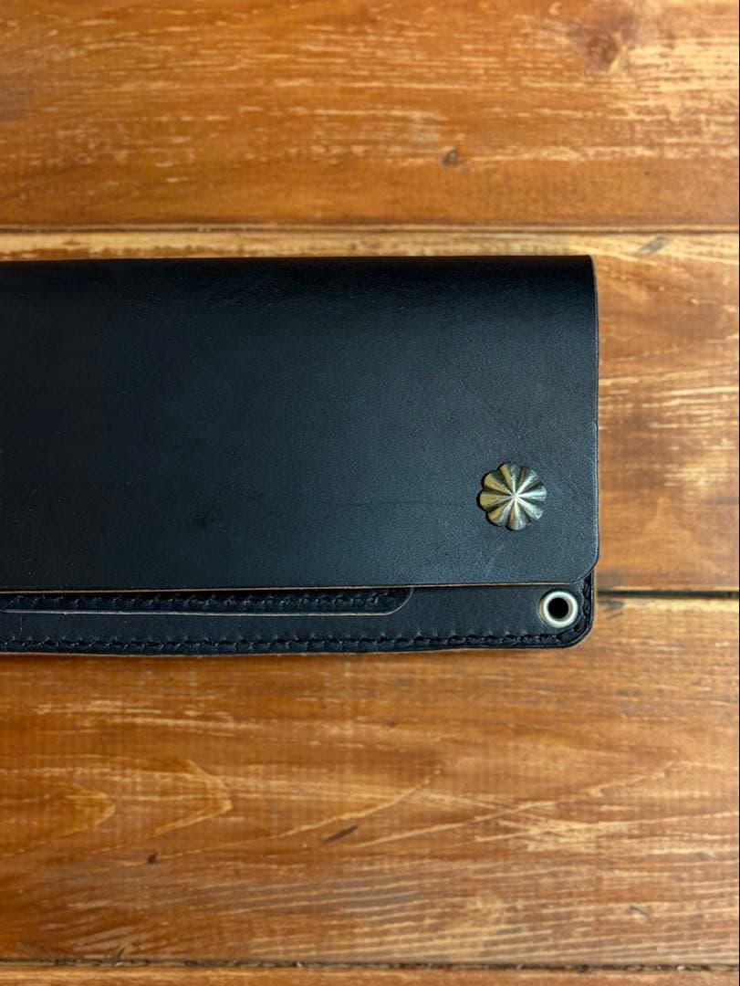 トラッカーウォレット TW-01 アポロコンチョカスタム 茶芯 手染め