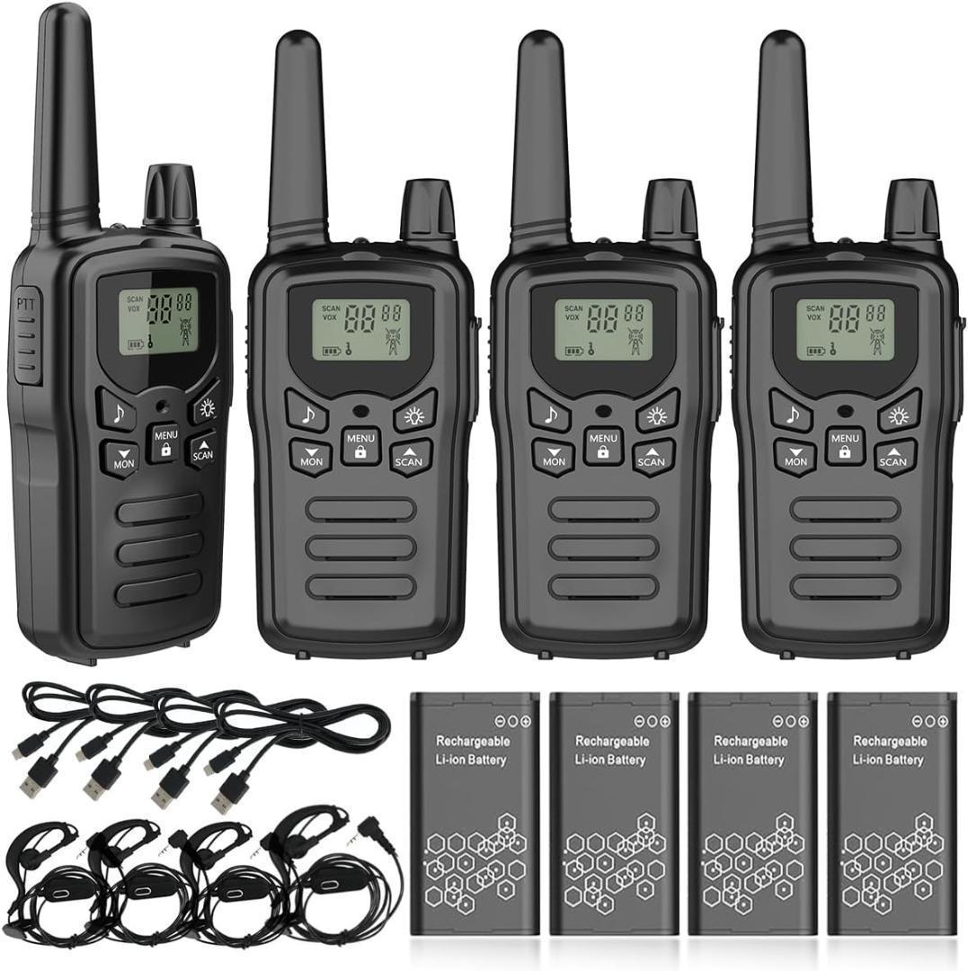 【M2817-130-100】インカム 特定小電力 トランシーバー 4台セット