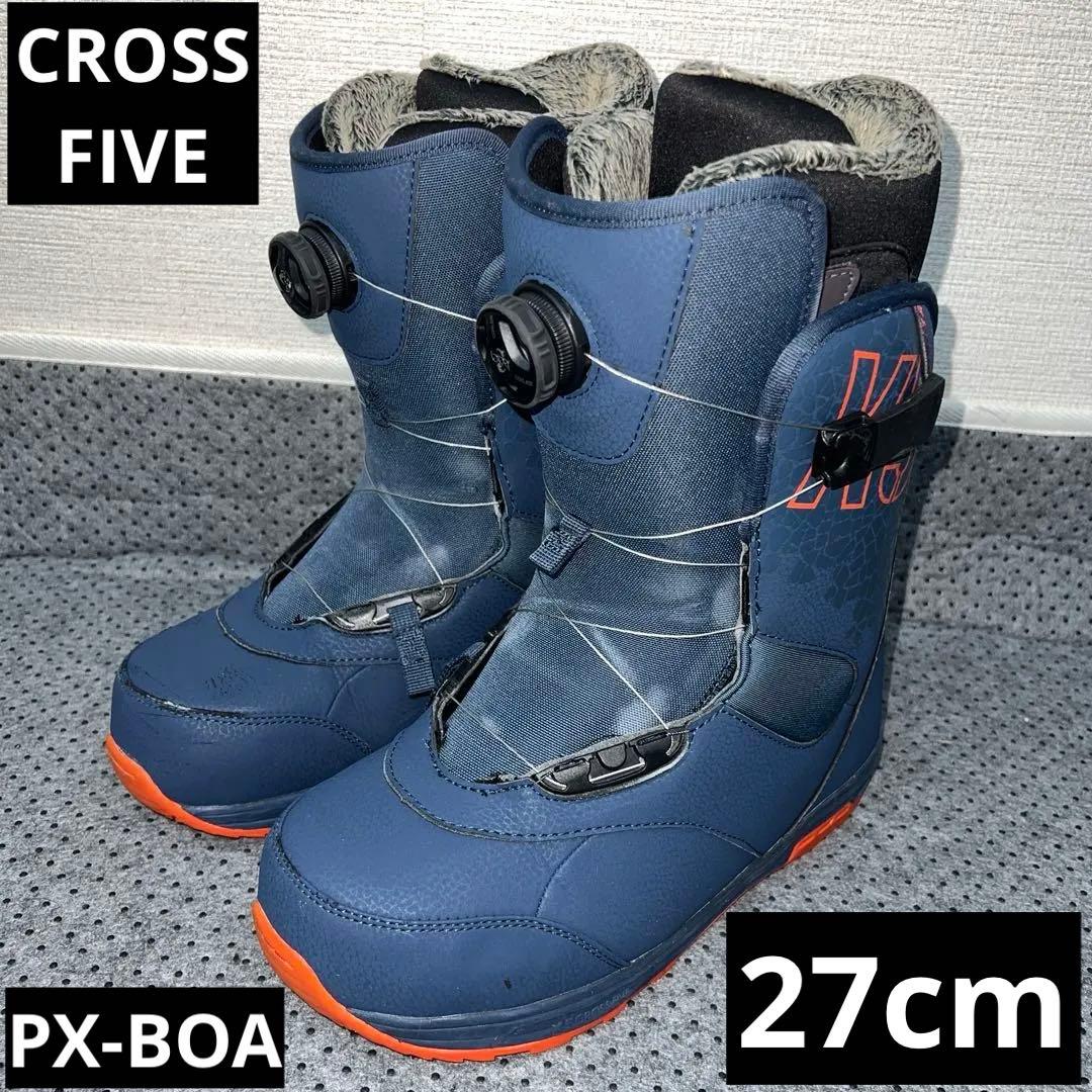 7-8回使用 27cm CROSS FIVE PX-BOA スノボブーツ