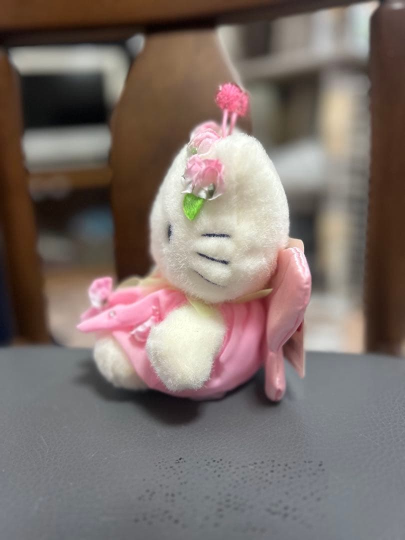 ハローキティ　フェアリー　ぬいぐるみ キーホルダーマスコット5個セット 巾着も♪