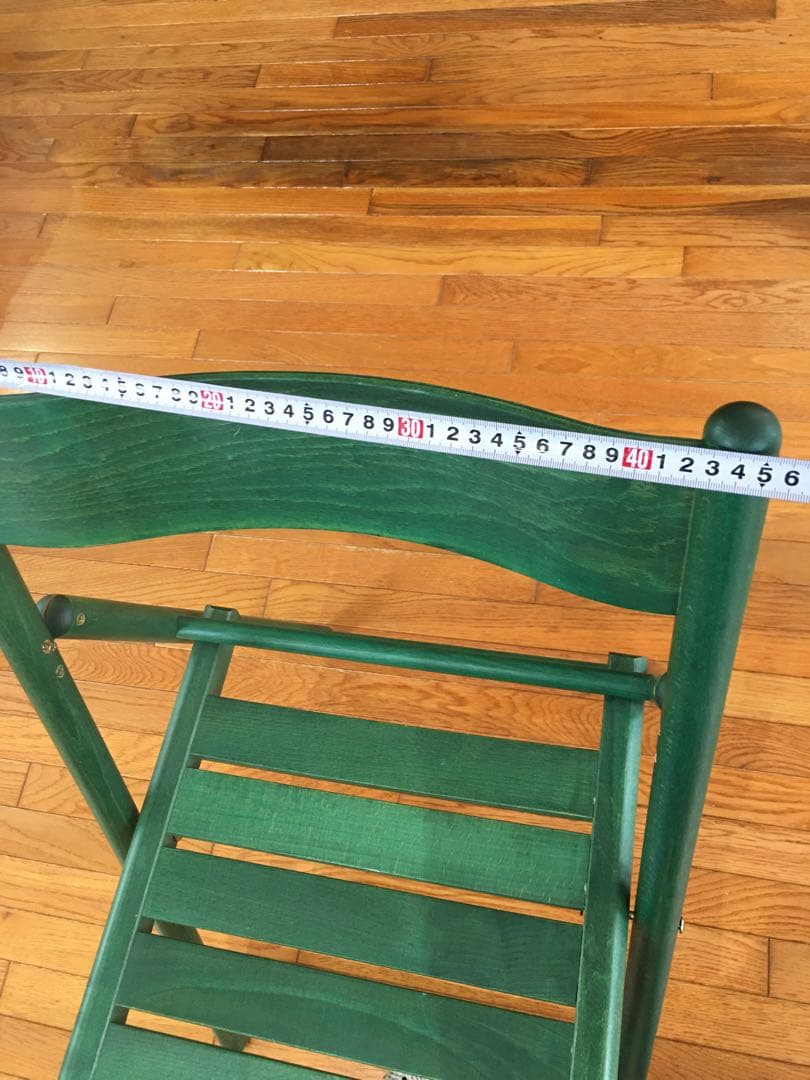 椅子二脚セット　木製折りたたみ椅子 木製 アンティーク