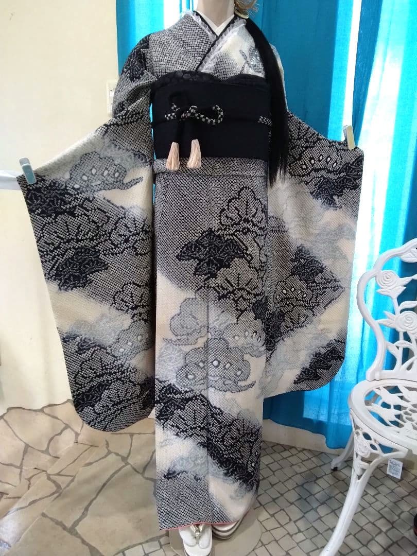 振袖フルセット、正絹総絞りやまと誂製、重ね衿、帯揚げ帯締め、袋帯、襦袢ガード加工