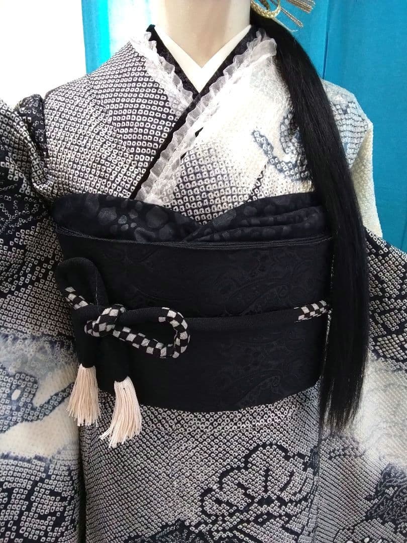 振袖フルセット、正絹総絞りやまと誂製、重ね衿、帯揚げ帯締め、袋帯、襦袢ガード加工