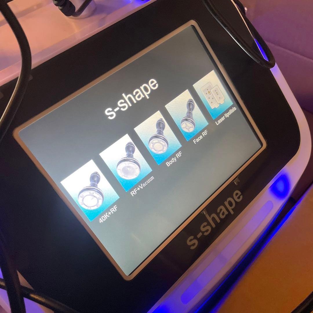 S-SHAPE リポレーザー付き 40khzキャビテーション ラジオ波