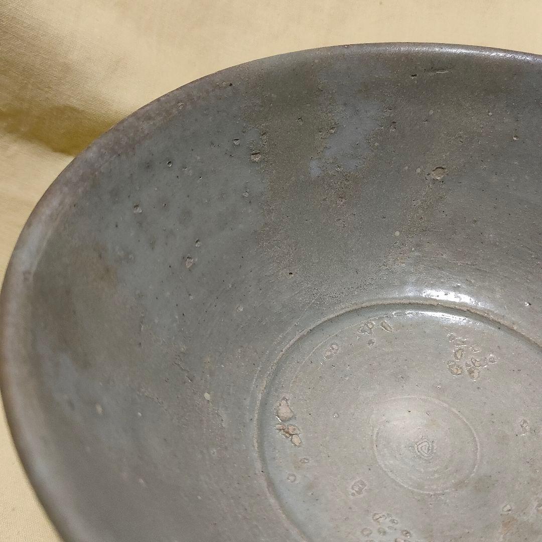 李朝　高麗　青磁茶碗　時代物　骨董アンティークNo.164