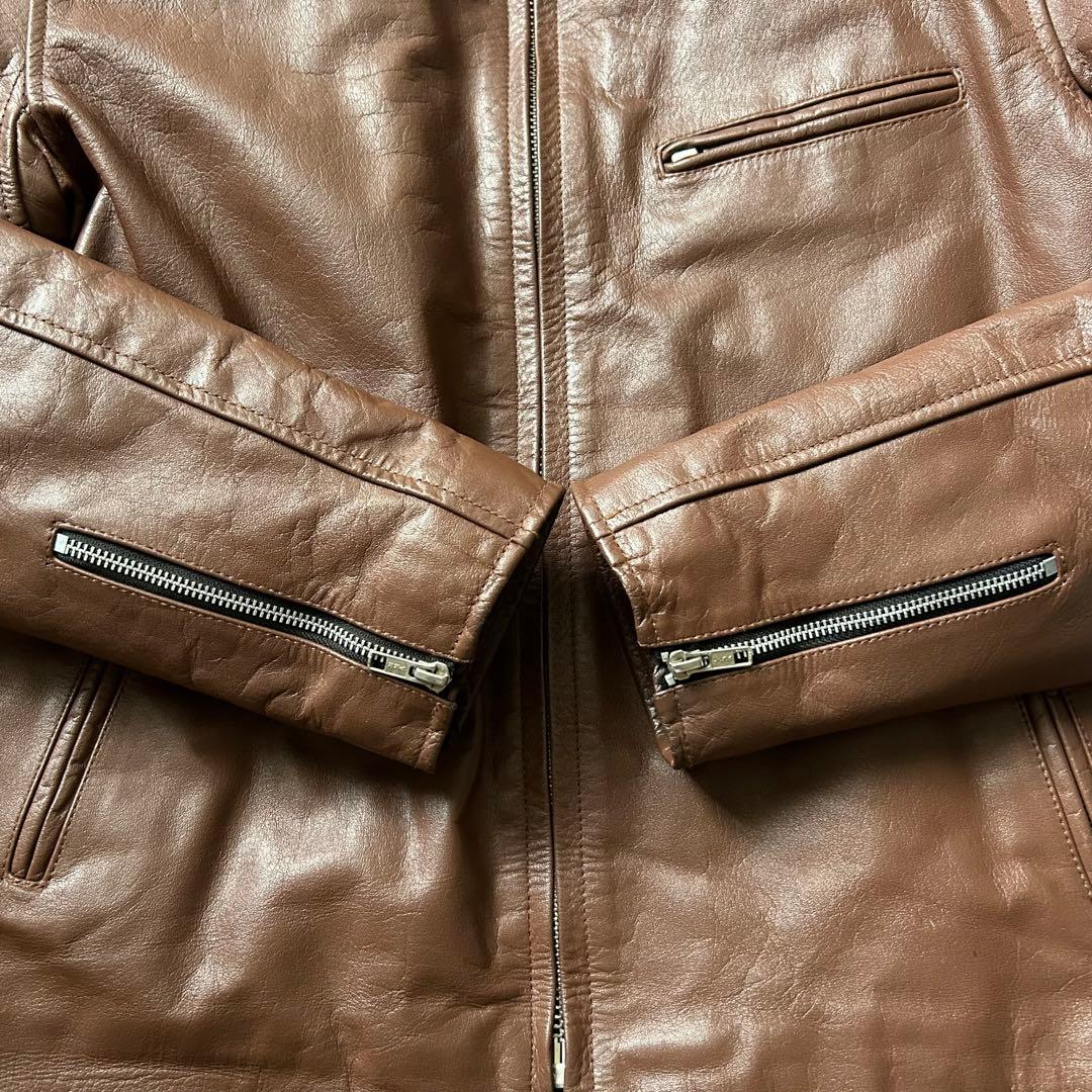 4L HORN WORKS シングルライダース ジャケット バッファローレザー