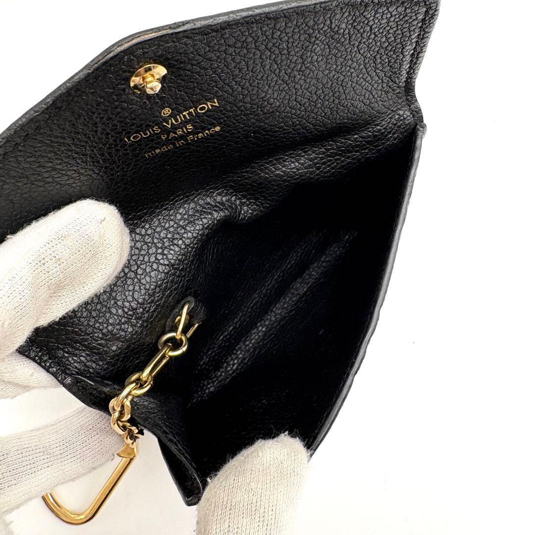 ルイヴィトン アンプラント ポシェットクレ ケース ブラック 黒