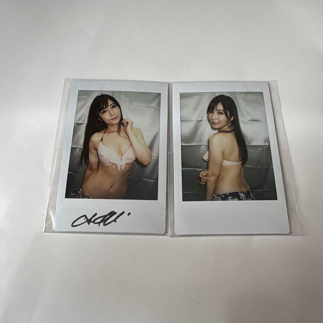 引退直前の　佐々木あき　直筆サインチェキ