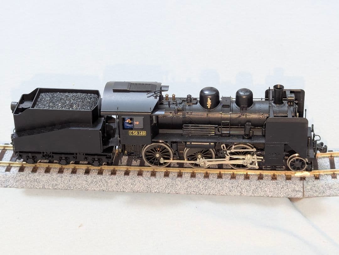 KATO　C56　蒸気機関車　【1-201】　HOゲージ　パーツ取付済み　④