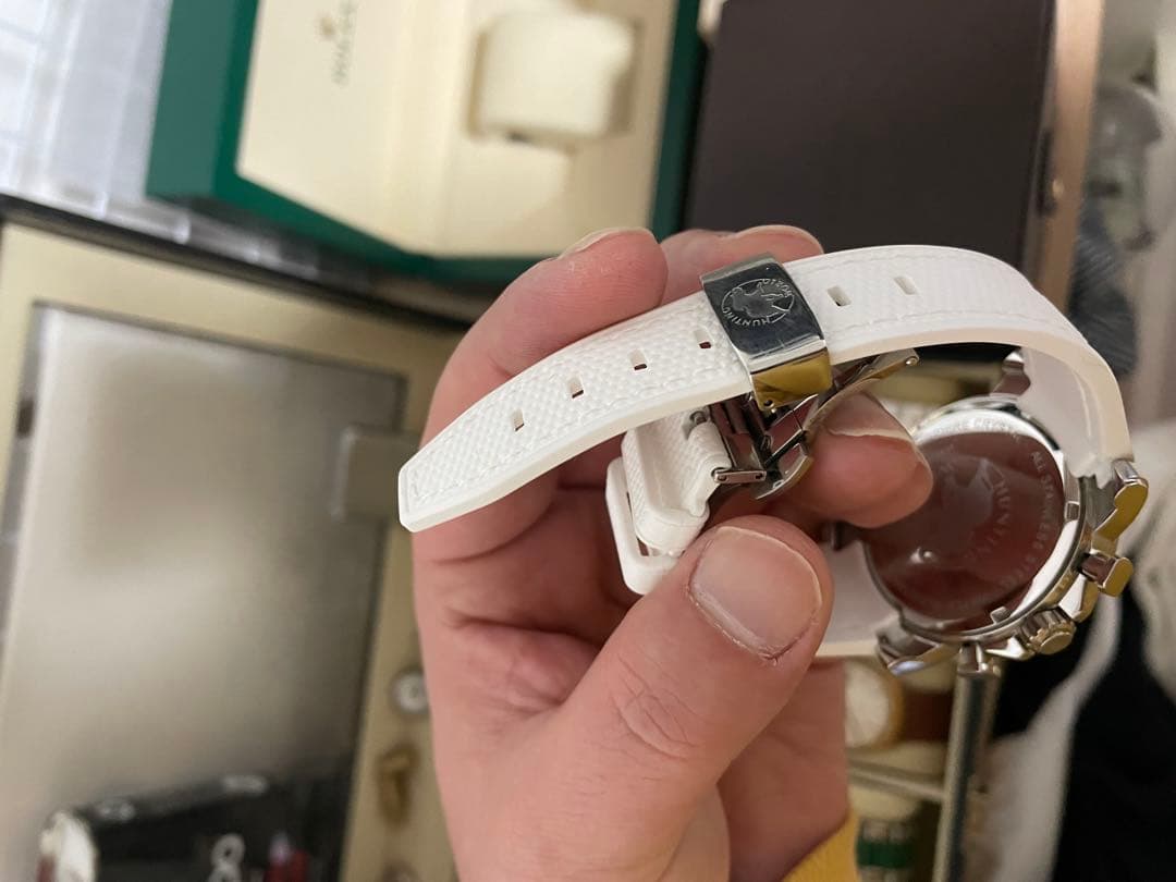 HUNTING WORLD クロノグラフ 時計 ホワイト