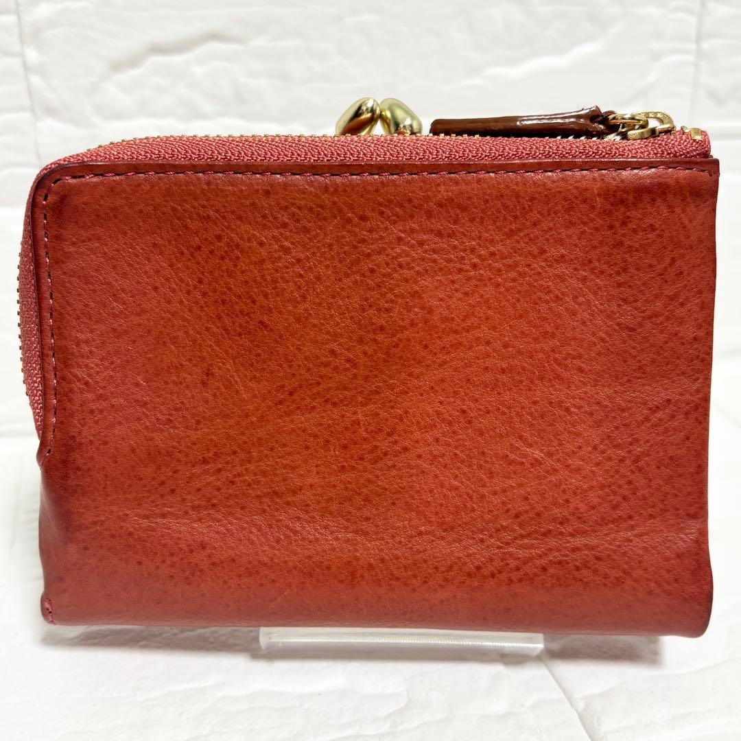 【未使用】Dakota ダコタ ペルラ コンパクト財布 ピンク　がま口 二つ折り