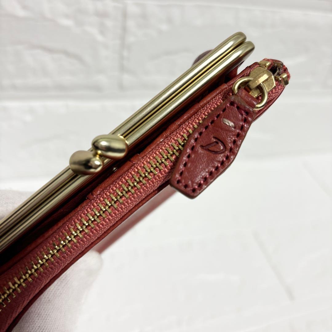 【未使用】Dakota ダコタ ペルラ コンパクト財布 ピンク　がま口 二つ折り