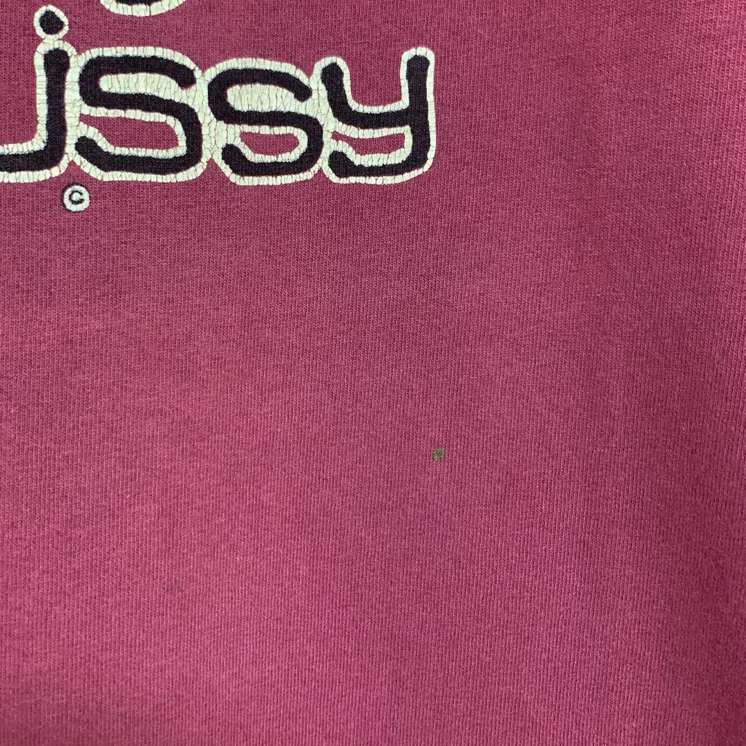 80s 後期 STUSSY 黒タグ USA製 BEAR TEE 美品 ベアー T
