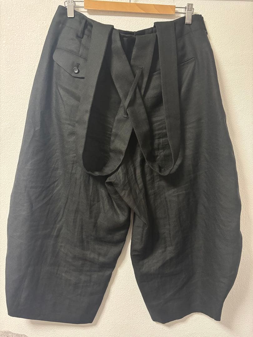 BLACKコムデギャルソン 吊りズボン