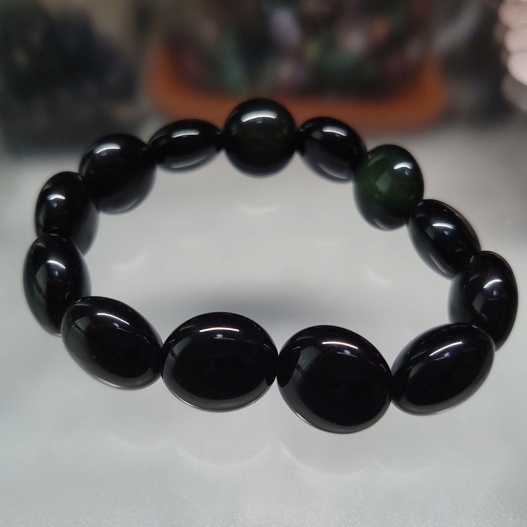 【mico様オーダー】モスアゲートブレス&レッドルチルブレス