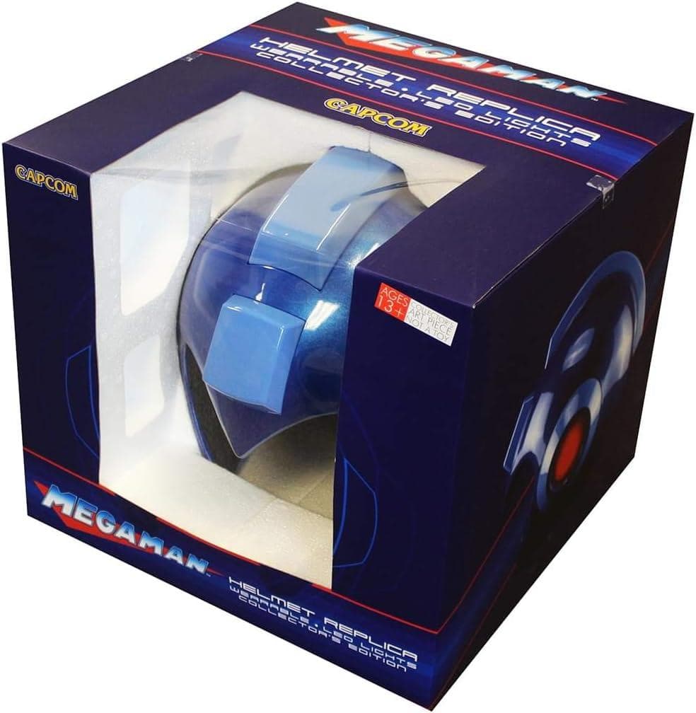 ロックマン（MEGAMAN）ヘルメット（箱付き） 送料込み　オマケ付き