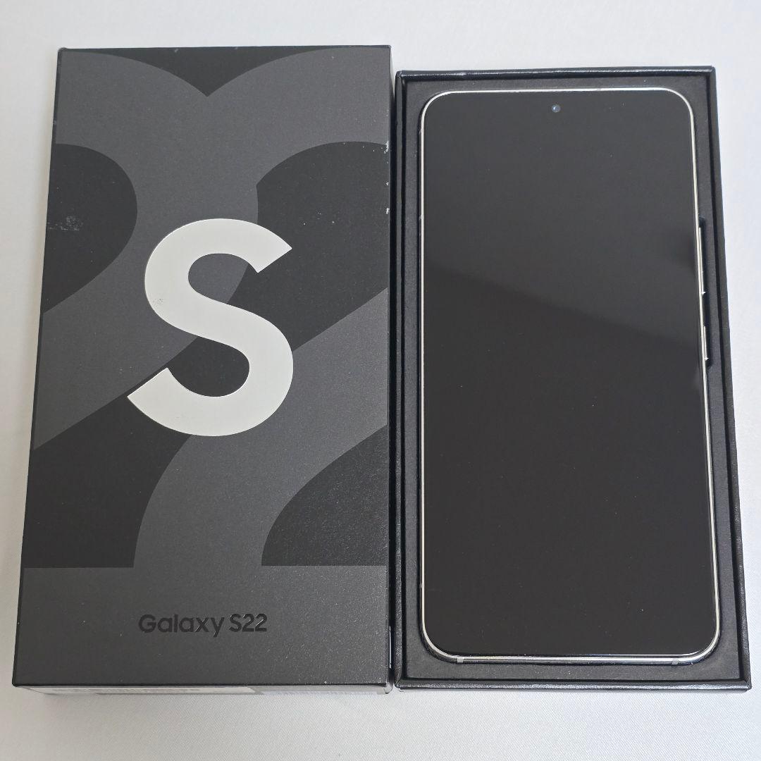新品同様 Galaxy S22 SIMフリー 判定○ ファントムホワイト