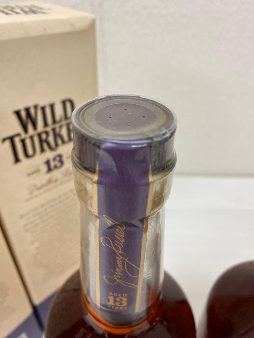 3-3220 ワイルドターキー 13年 ディスティラーズ リザーブ 箱付き2本