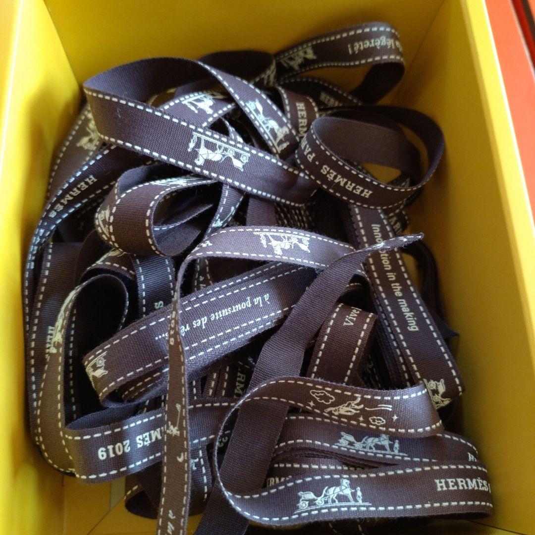 【美品】HERMES オレンジ ギフトボックス・ショッピングバッグ多数