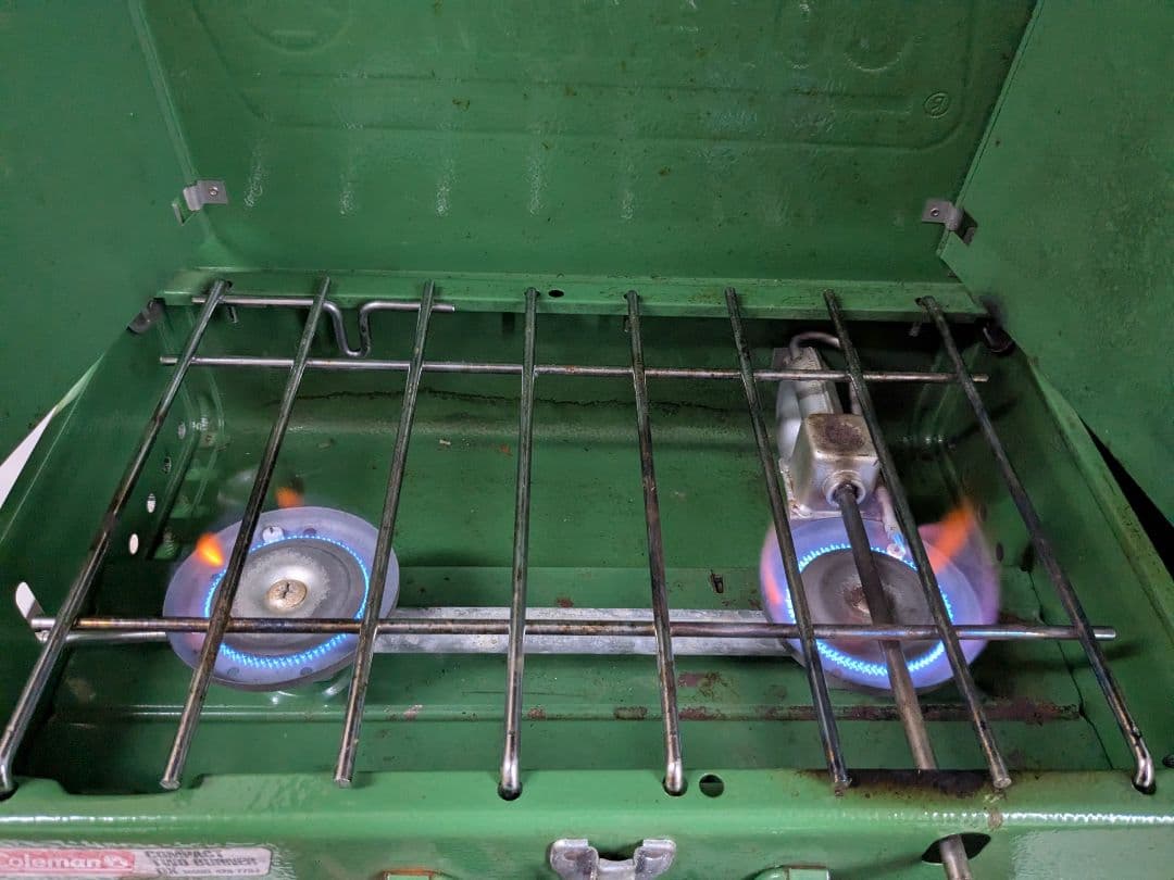 Coleman コンパクトツーバーナー DX 423-770J　アマガエル