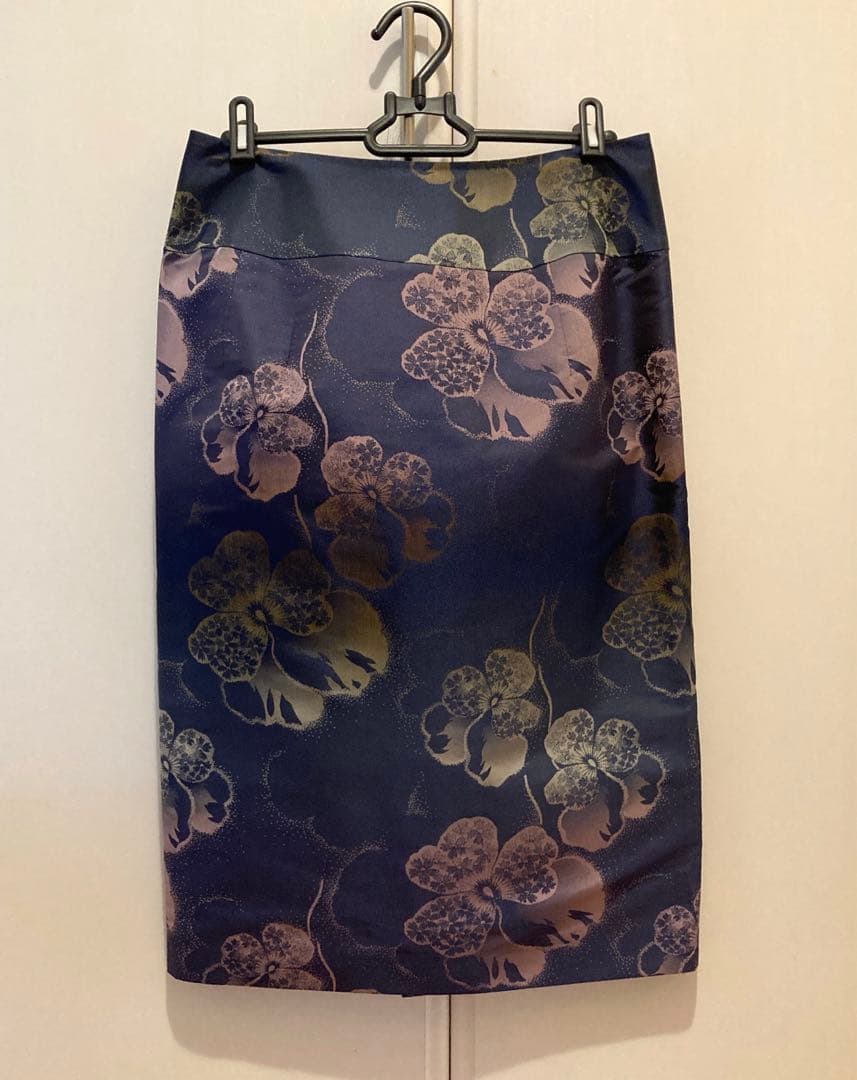 madameh 花柄ジャガードスカート 38