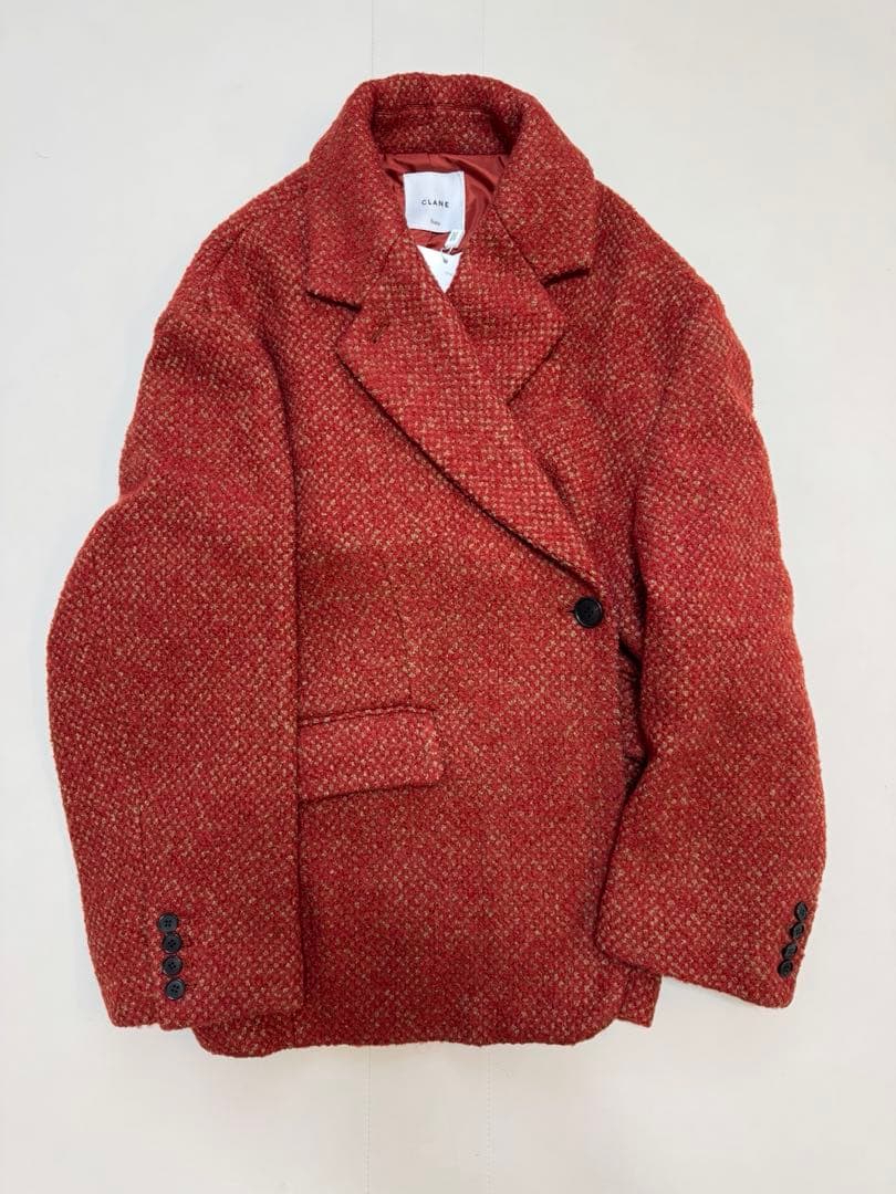 【新品タグ付】Suzu×CLANE MIXCOLOR OVER COAT