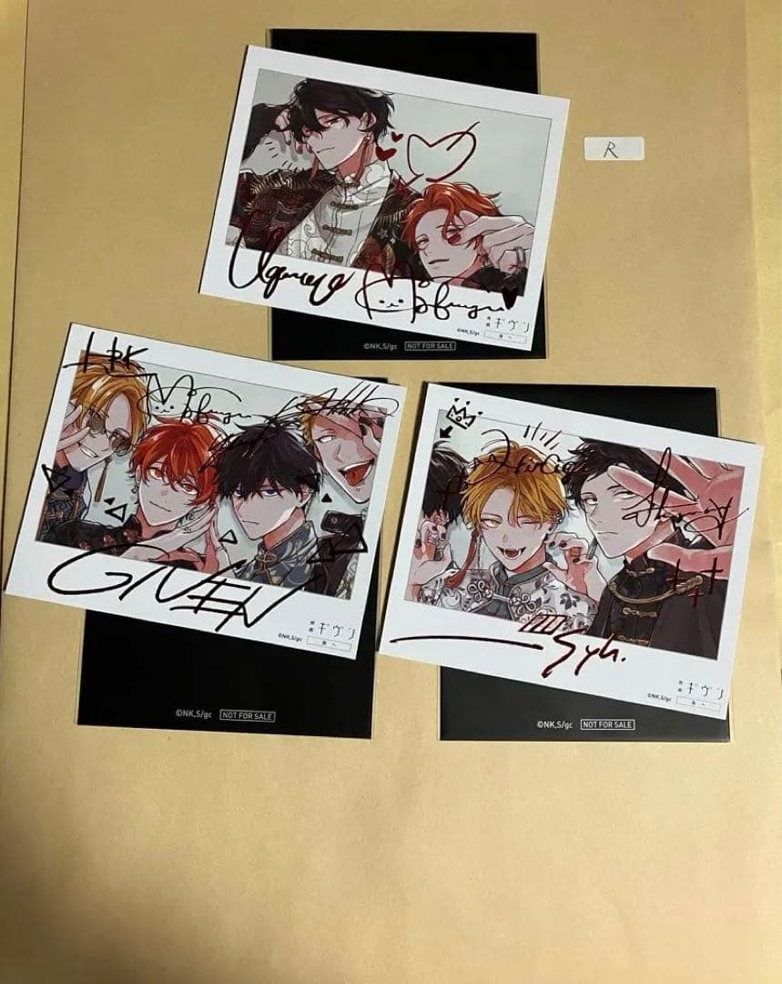 【前売特典3種コンプリート】ギヴン ポラロイド風カードr