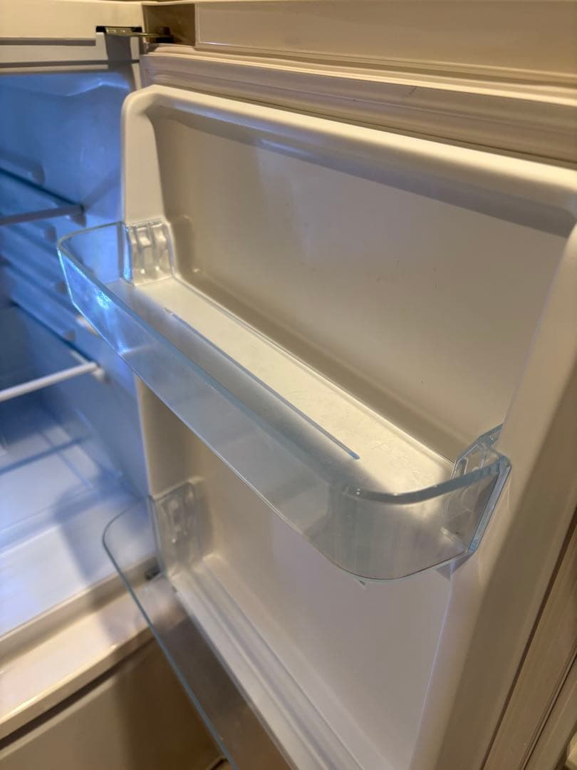 Panasonic 冷蔵庫 ホワイト ガラス棚付き